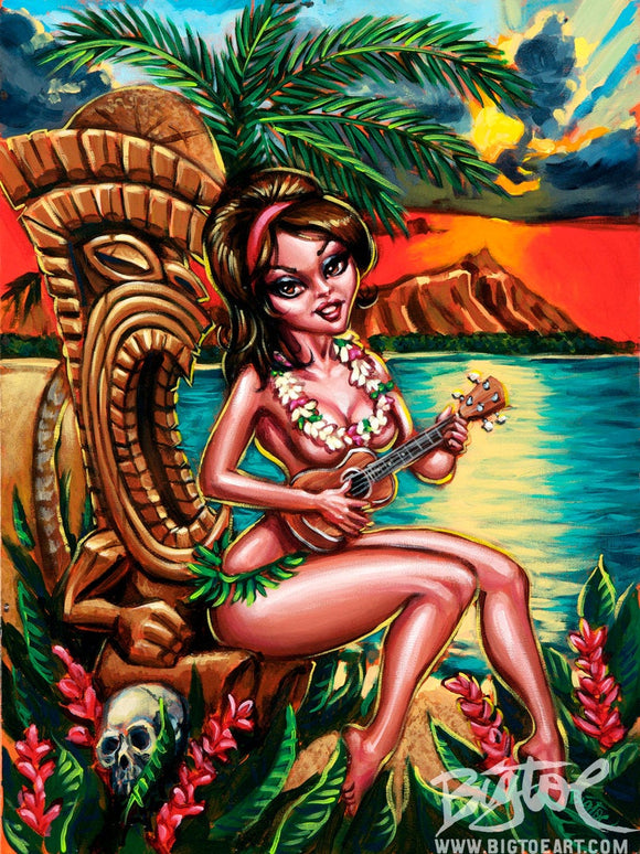 Island Serenade Archival PAPER Art Print - Select Size