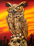 SOLD - Molech Original Acrylic Painting