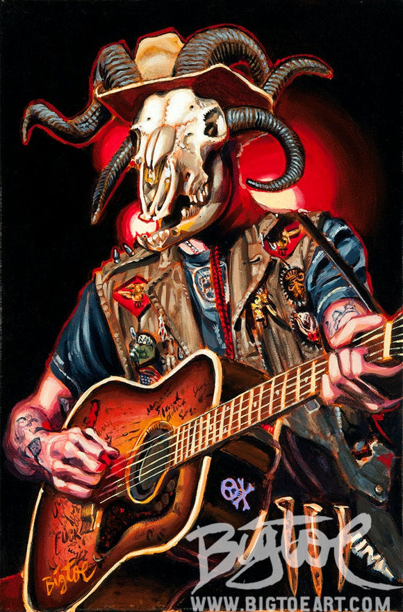 Hellbilly Archival PAPER Art Print - Select Size